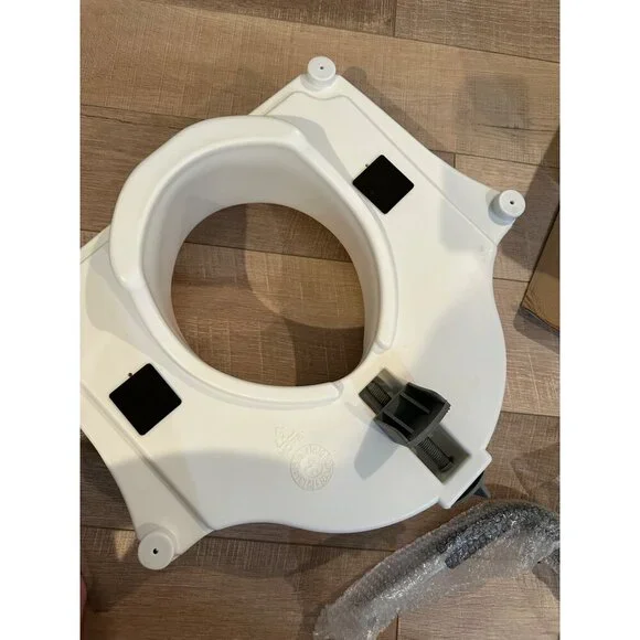 MCKESSON RAISED TOILET SEAT LIGHTWEIGHT NEW MAX WEIGHT 300 LBS
